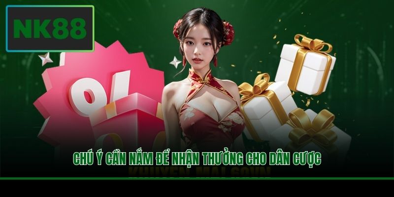 Khuyến Mãi NK88 - Tổng Hợp Ưu Đãi Cực Lớn Bùng Nổ Giá Trị 3 Chú ý cần nắm để nhận thưởng cho dân cược