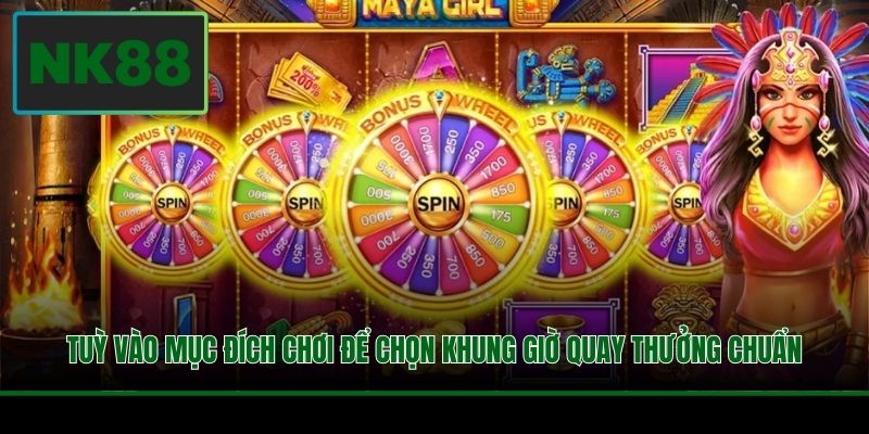 Tuỳ vào mục đích chơi để chọn khung giờ quay thưởng chuẩn